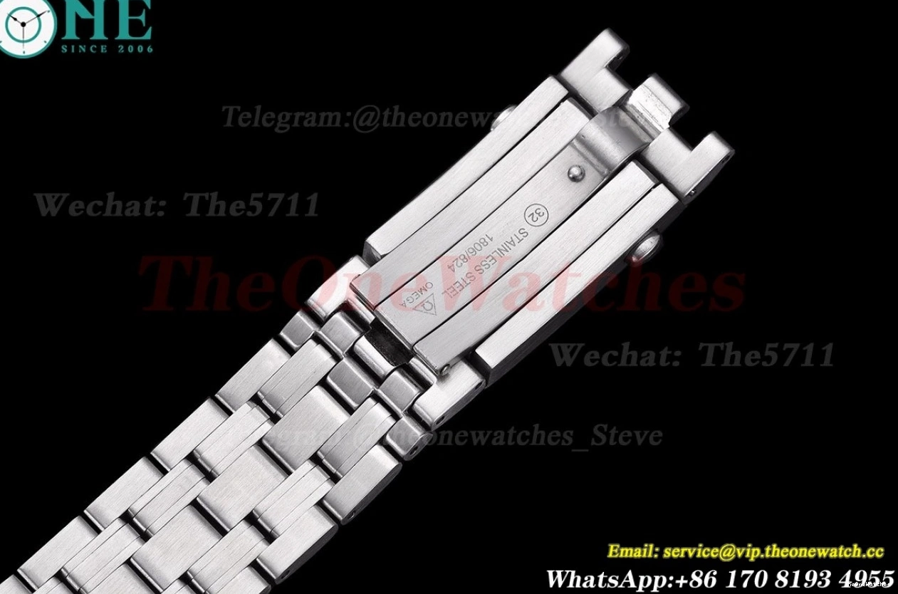 Seamaster GDF SS MY8215+Free 42mm 300m Nylon SS Grey Strap 0108